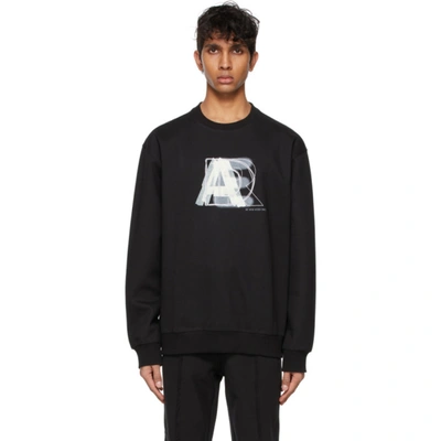 Shop Ader Error Black Layer Logo Sweatshirt