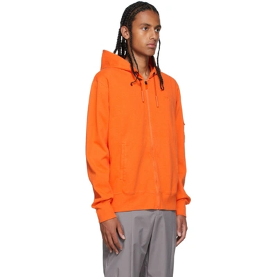 Shop A-cold-wall* Orange Essential Hoodie In Puffin Orange