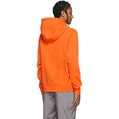 Shop A-cold-wall* Orange Essential Hoodie In Puffin Orange