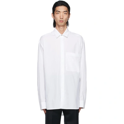 Shop Fear Of God White Easy Collared Shirt