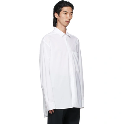 Shop Fear Of God White Easy Collared Shirt