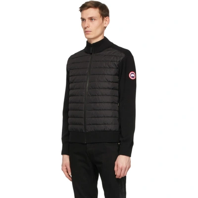 Shop Canada Goose Black Down Hybridge Jacket