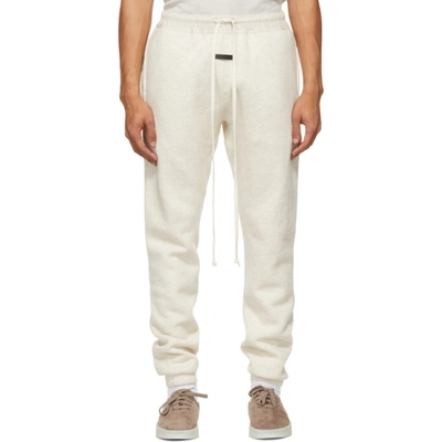 Shop Fear Of God Off-white 'the Vintage' Lounge Pants In Cream Heath