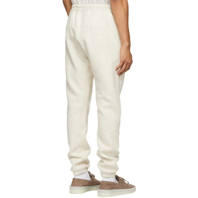Shop Fear Of God Off-white 'the Vintage' Lounge Pants In Cream Heath