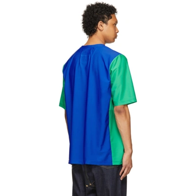 FUMITO GANRYU 蓝色 AND 绿色 XXXL REBUILT T 恤