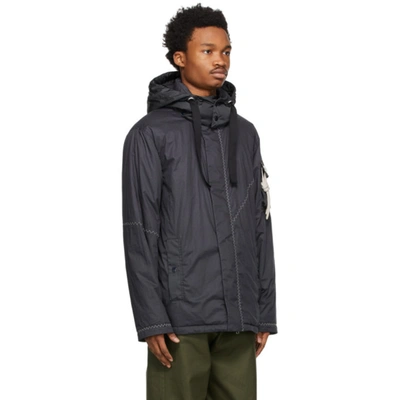 Shop Moncler Genius 1 Moncler Jw Anderson Navy Down Albatross Jacket In 742 Navy