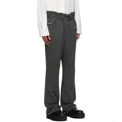 Shop Bed J.w. Ford Grey Relaxed Lounge Pants In Charcoal