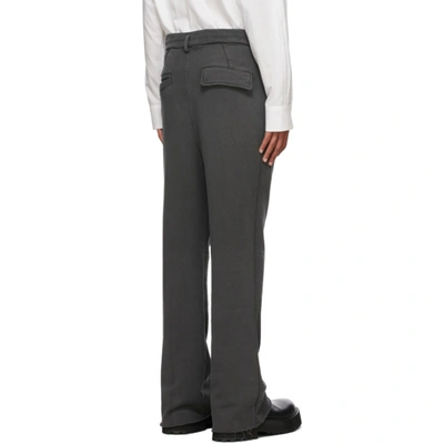 Shop Bed J.w. Ford Grey Relaxed Lounge Pants In Charcoal