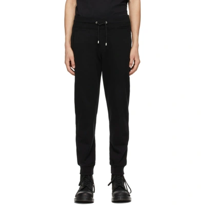 Shop Belstaff Black French Terry Lounge Pants In 90000 Black