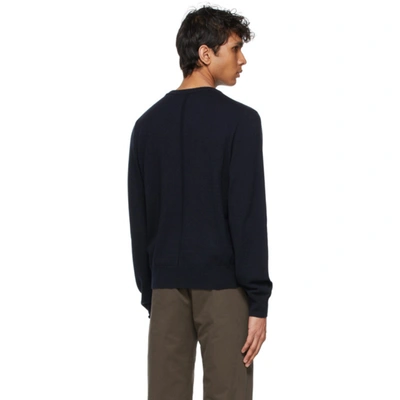 Shop The Row Navy Benji Sweater In Dark Navy