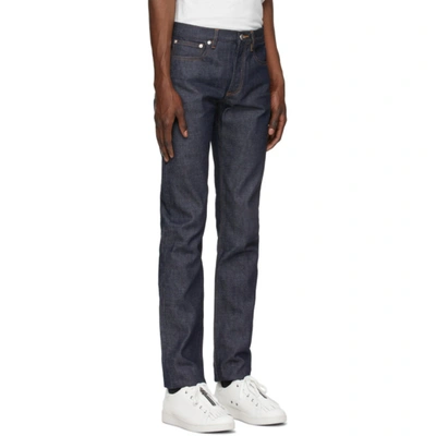 Shop A.p.c. Indigo Petit Standard Jeans In Iai Indigo