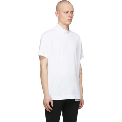 Shop Givenchy White 4g T-shirt In 100-white