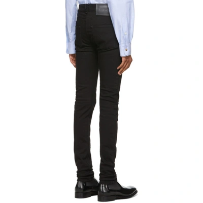 Shop Versace Black Skinny Jeans In 1d040 Black