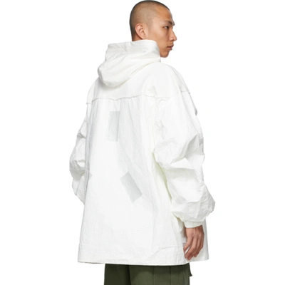 Shop A. A. Spectrum White Yangon Jacket In Shell White