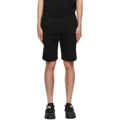 Shop Alyx Black Double Logo Shorts In Blk0001 Black