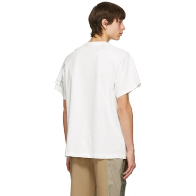 FENG CHEN WANG 白色 2-IN-1 T 恤