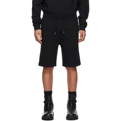 Shop Alyx Black Sweatpant Shorts In Black 14577125