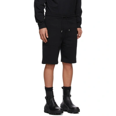 Shop Alyx Black Sweatpant Shorts In Black 14577125