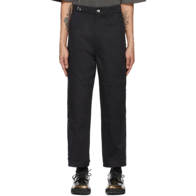 Shop Ader Error Black Kerly Trousers