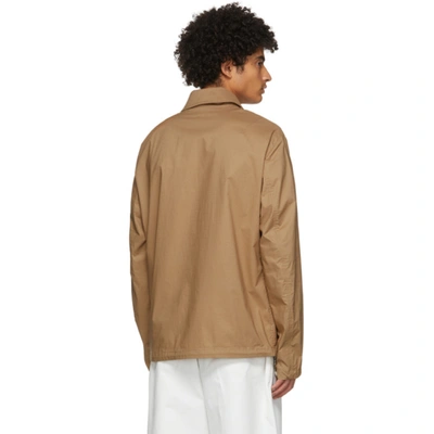 Shop Moncler Tan Astruc Jacket In 240 Khaki