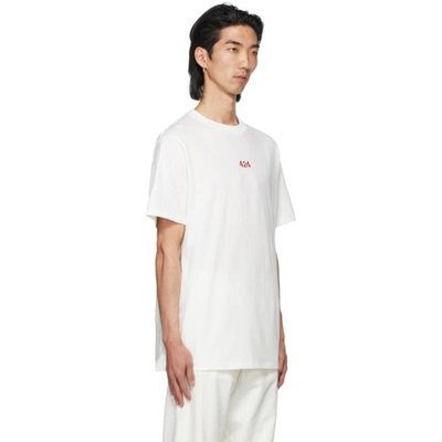 Shop 424 White Logo T-shirt In 02 White