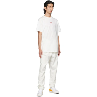 Shop 424 White Logo T-shirt In 02 White