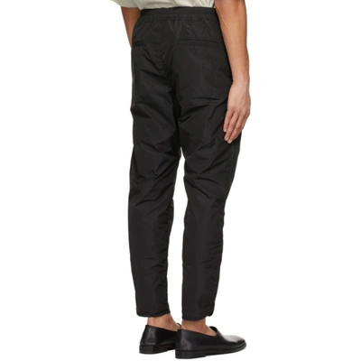 Shop Fear Of God Black Nylon Track Pants