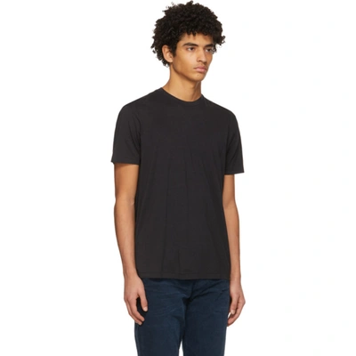 Shop Tom Ford Black Lyocell Jersey T-shirt In K09 Blk
