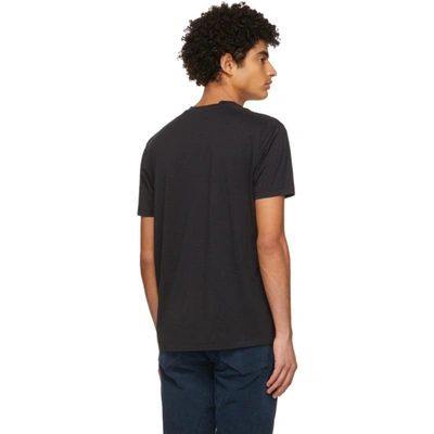 Shop Tom Ford Black Lyocell Jersey T-shirt In K09 Blk