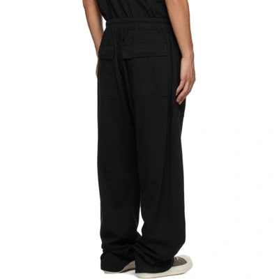 Shop Rick Owens Drkshdw Ssense Exclusive Black Mt Lounge Pants In 09 Black