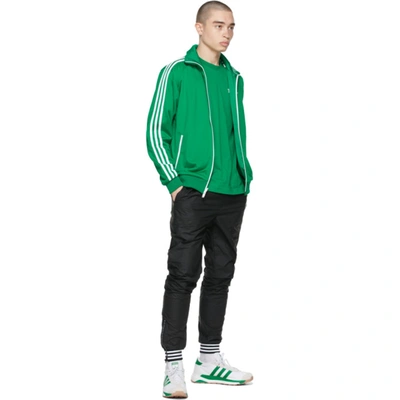 Shop Adidas X Human Made Green Graphic T-shirt