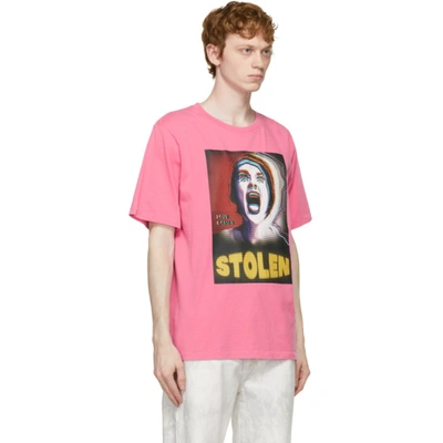 Shop Stolen Girlfriends Club Pink Skream T-shirt