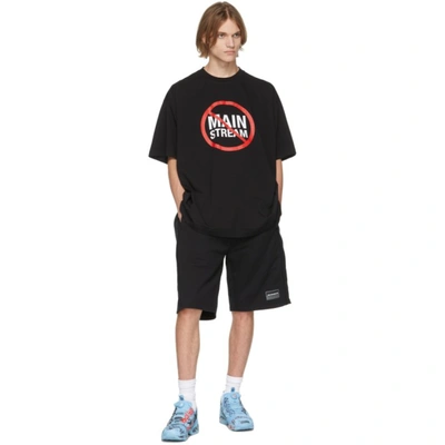 Shop Vetements Black 'no Mainstream' T-shirt