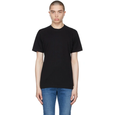 Shop Frame Black Logo T-shirt In Noir