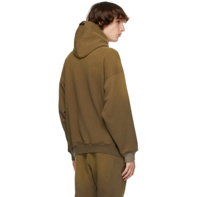 Shop Fear Of God Brown 'the Vintage' Hoodie In Vint Mocha