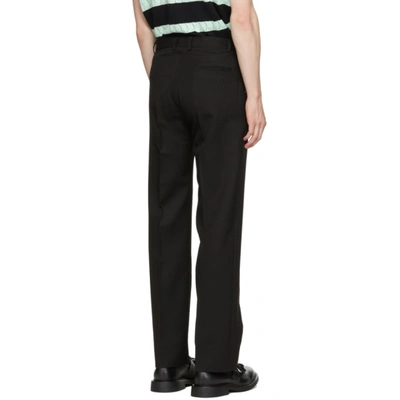 Black Zip Pocket Trousers