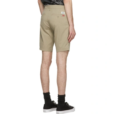 Shop Levi's Beige Xx Chino Taper Shorts In True Chino