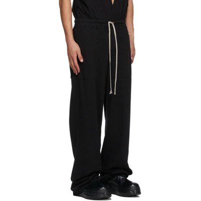 Shop Rick Owens Drkshdw Black Apostle Lounge Pants In 09 Black