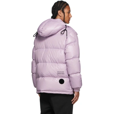 Shop Moncler Genius 7 Moncler Frgmt Hiroshi Fujiwara Pink Down Anthemyx Jacket In 61a Pink