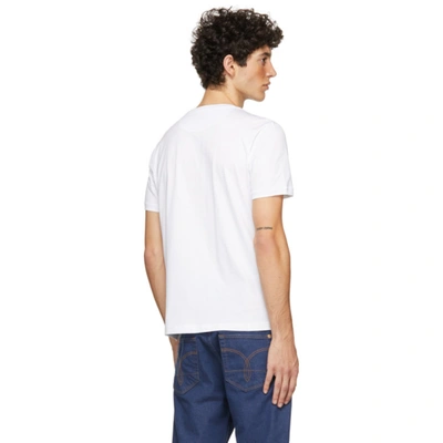 Shop Fendi White 'forever ' T-shirt In F0qa0 White