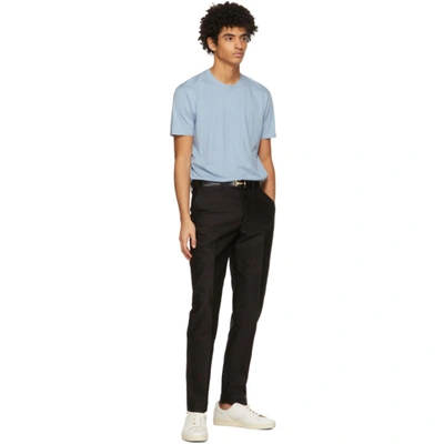 Shop Tom Ford Blue Lyocell Jersey T-shirt In T03 Sky