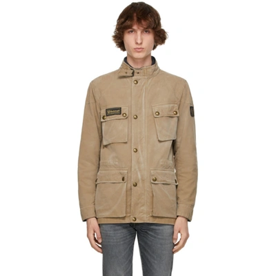 Belstaff Vintage Dye Racemaster Cotton Jacket In 60132 Tarp | ModeSens