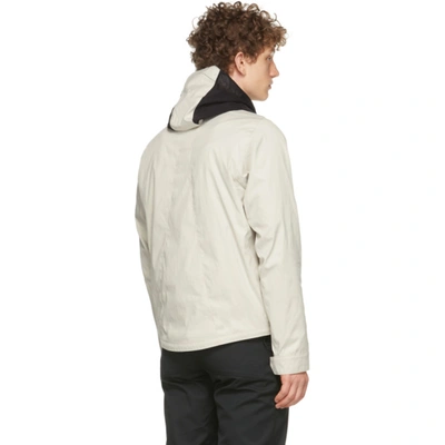 Shop Affix Beige Airfoil Jacket In Chalk