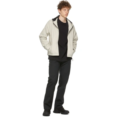 Shop Affix Beige Airfoil Jacket In Chalk