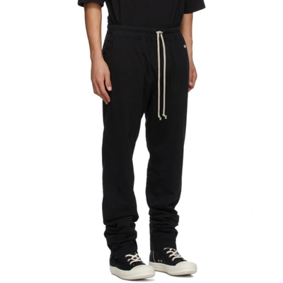 Shop Rick Owens Drkshdw Black Berlin Lounge Pants In 09 Black