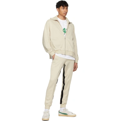 Shop Rhude Beige Puma X Rhuigi Edition Logo Track Pants In Oatmeal