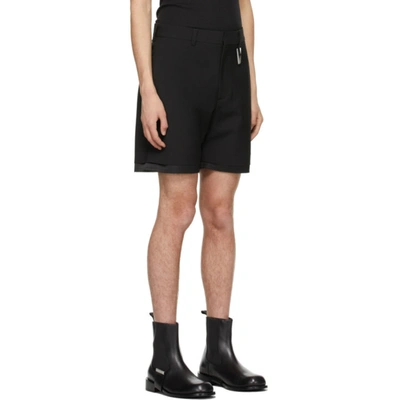 Shop Alyx Black 'a' Tailoring Shorts In Blk0001 Black