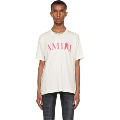 Shop Amiri White Playboy Edition Reverse Bunny T-shirt In Blanc / Peacock-30 S