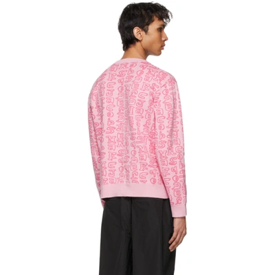 Shop Marc Jacobs Pink Heaven By  Scribblez Sweater In 650 Pink