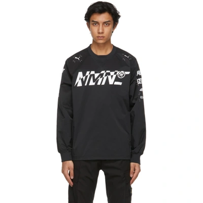 Shop Nemen Black Puma Edition Tech Crewneck Sweatshirt